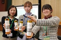 新たな特産品「ひまわり油」お披露目　舟橋村サンフラワープロジェクト