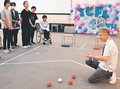 パラスポーツ、英語で親しむ　富山外国語専門学校４０周年学園祭