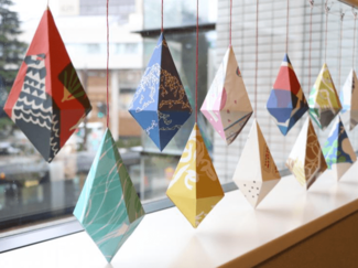 富山もようでオーナメント作り