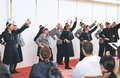 合唱やお点前披露　砺波高と高岡高、砺波図書館で合同イベント