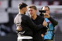 堂安は後半途中から出場