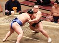 朝乃山４連勝　春場所６日目、若隆景下す