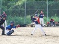 砺波市役所勝つ　朝間野球砺波市大会開幕