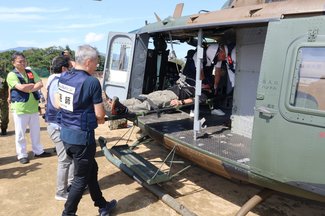 能登地震教訓、非常時の対応確認　南砺・砺波で県総合防災訓練