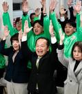 名護市長選、辺野古推進派が３選