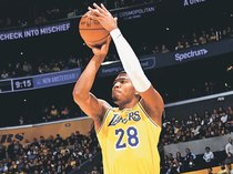 八村は３得点　チームは敗れる