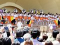 迫力ある演奏でとなみチューリップフェアのフィナーレ飾る　京都橘高吹奏楽部
