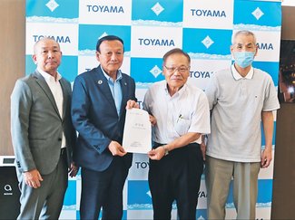 液状化対策の負担ゼロに　富山東蓮町住民が市長に要望書