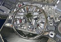 万博リング、解体始まる