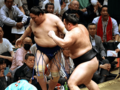 朝乃山７連勝、勝ち越し王手　大相撲夏場所７日目