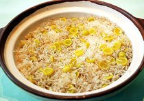 ギンナンとちりめんじゃこの炊き込みご飯