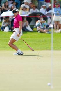 岩井千怜は１打及ばず２位