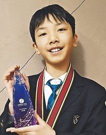 けさの人<br />小学生プログラミング全国大会３位の県代表・片山学園初等科６年安川真伍（やすかわ・しんご）さん