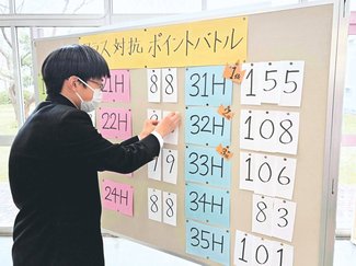 ＜学びや合言葉＞富山市大沢野中学校<br />ｆｏｒ　Ｆｕｔｕｒｅ　ｆｏｒ　Ａｌｌ<br />～将来のために、みんなのために～