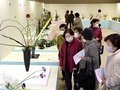 春の息吹、華やか　高岡で北日本いけばな展開幕