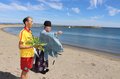 海の無事故願う　射水・海老江海浜公園海水浴場で海開き