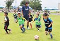 カターレ選手と交流　富山でサッカー教室