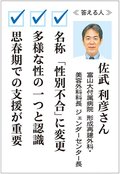 お医者さんに聞いてみよう（１０）<br />「性同一性障害」医療のサポートは？