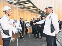 大阪万博成功へ努力　石破首相が会場視察、工事の進捗確認