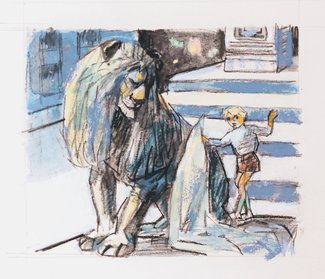 ＜コレクションへのいざない＞１０<br />朝日町立ふるさと美術館／「童話『青銅のライオン』から」井口文秀