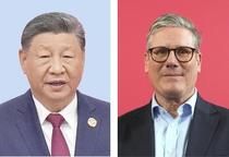 英首相、中国主席と会談