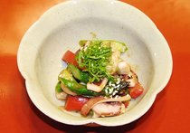 スルメイカの肝炒め