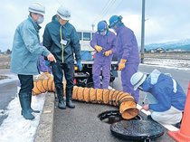 高岡・滑川で下水管緊急点検　埼玉・八潮の道路陥没事故受け