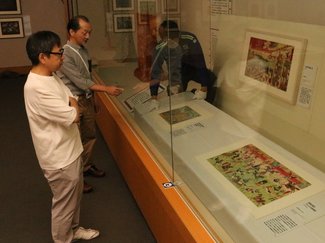 人とのつながり表現　「どうぶつ百景」展、県水墨美術館で２５日開幕