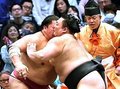 朝乃山、苦手の大栄翔破り連敗脱出　大相撲春場所７日目