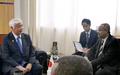 中谷氏、ジブチ外相と会談