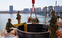 宮崎中心部で不発弾処理