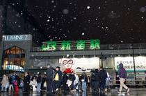 東京都心で初雪