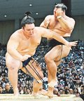 朝乃山３勝目、連敗止める　九州場所７日目