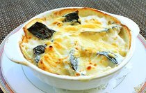 サワラとジャガ芋のグラタン