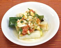 焼きネギのマリネ