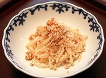 しらたきの梅めんたいあえ