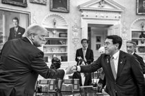 ＜経済回顧２０２５＞（２）トランプ関税<br />米国詣で１０回、削減合意　巨額投資の“宿題”重く