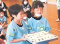 ムズムズコロッケ楽しみ　射水市内幼保小中、１０月３１日に給食で提供