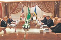 ウクライナ、支援再開要請　高官協議、米国は和平へ譲歩迫る