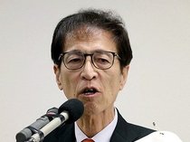 現職・水野氏が立候補　滑川市長選が告示