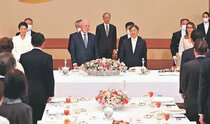 ブラジル大統領迎え、６年ぶり宮中晩さん会　両陛下主催、愛子さまは初出席