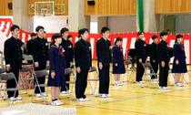 今春閉校の２中学で卒業式、輪島