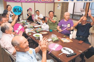 「よく頑張った」　地元呉羽、住民が声援