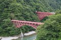 旧山彦橋（黒部）登録文化財に　電源開発の歴史物語る