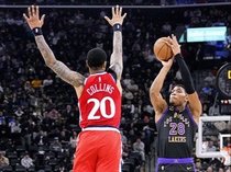 八村は１２得点、チームは敗れる　ＮＢＡ