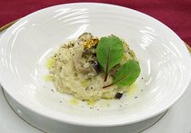 キノコのリゾット