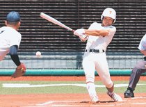 高岡商主将・橋場「悔いない」　夏の高校野球富山大会、けが乗り越え代打で初安打