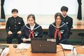 いじめ防止へ思い新た　小矢部の全４中学校生徒会、漫画作成やゲーム考案 ２学期の活動共有
