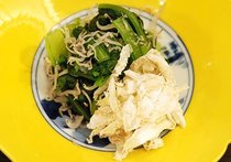 小松菜とちりめんじゃこあえ