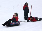 スノーチューブも楽しんだ